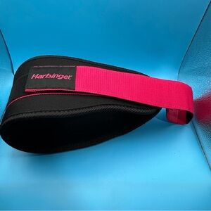 Womens Harbinger Black / Hot Pink 5" Foam Core Weight Lifting Belt Size XSmall
